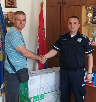NSP KC Zaječar - SG Sokobanja: donacija klima uređaja ps Sokobanji
