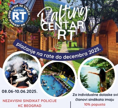 Nezavisni sindikat policije KC Beograd organizuje rafting
